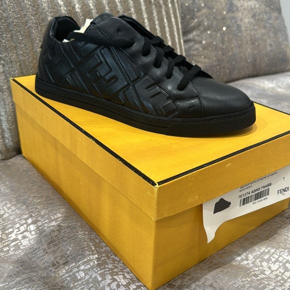 Fendi sneakers Nappa Ff MacroHF + Nappa - Picture 2 of 10